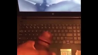 BBCLover09 does Bootiebandit69 Cum Tribute with Massive Cumshot