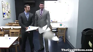 Gaysex suits jizz after immense horny advice