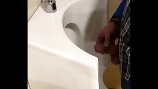 Dick at bathroom